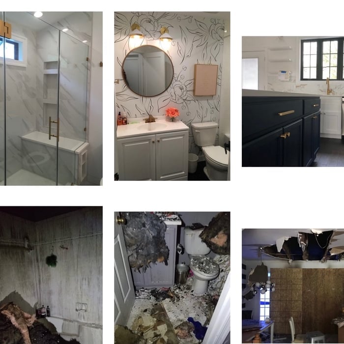 Bathroom renovation project